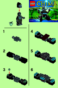 Manual Lego set 30262 Chima Gorzan's walker