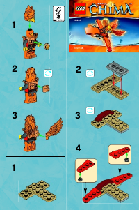 Manual Lego set 30264 Chima Frax' phoenix flyer