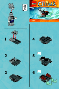 Manual Lego set 30266 Chima Sykor's ice cruiser