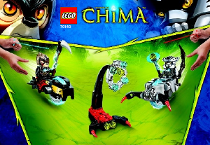 Bruksanvisning Lego set 70140 Chima Stingerduell