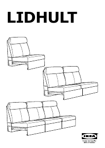 Bruksanvisning IKEA LIDHULT Soffa