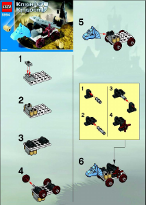 Mode d’emploi Lego set 5994 Knights Kingdom Catapulte