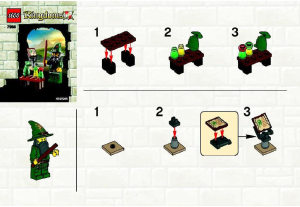 Handleiding Lego set 7966 Knights Kingdom Tovenaar