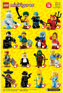Manual Lego set 71013 Collectible Minifigures Seria 16