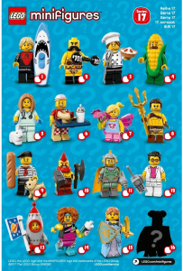 Manuale Lego set 71018 Collectible Minifigures Series 17