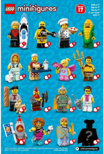 Manual Lego set 71018 Collectible Minifigures Seria 17