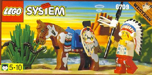 Bruksanvisning Lego set 6709 Western Indianhövding Skallerorm