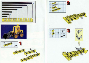 Handleiding Lego set 8828 Technic Shovel / Wiellader