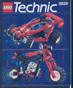 Handleiding Lego set 8829 Technic Duin buggy