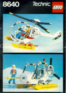 Bedienungsanleitung Lego set 8640 Technic Hubschrauber