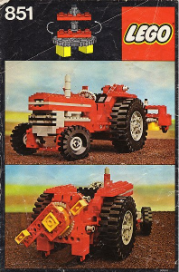 Brugsanvisning Lego set 851 Technic Traktor