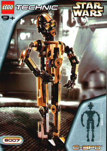 사용 설명서 레고 set 8007 테크닉 C-3PO