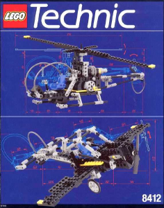 Handleiding Lego set 8412 Technic Nighthawk Helikopter