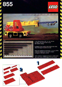 Handleiding Lego set 855 Technic Hijskraan