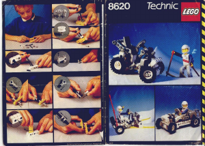 Instrukcja Lego set 8620 Technic Skuter śnieżny