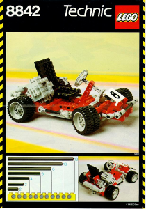 Manuál Lego set 8842 Technic Motokára