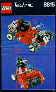 Bedienungsanleitung Lego set 8815 Technic Speedway bandit Go-kart