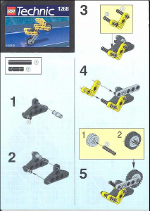 Handleiding Lego set 1268 Technic Motor