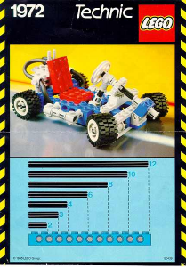 Bedienungsanleitung Lego set 1972 Technic Go-kart