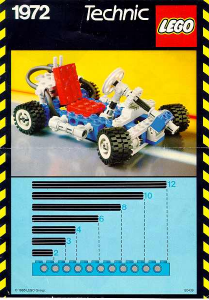 Instrukcja Lego set 1972 Technic Gokart