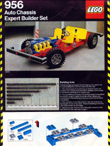 Handleiding Lego set 956 Technic Chassis
