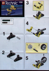 Instrukcja Lego set 1259 Technic Motocykl