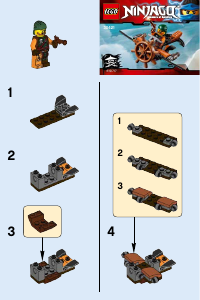 Handleiding Lego set 30421 Ninjago Skybound vliegtuig