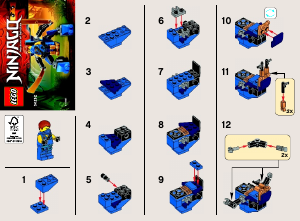 Handleiding Lego set 30292 Ninjago Jay nanomech