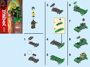 Mode d’emploi Lego set 30532 Ninjago Le bolide turbo de Lloyd