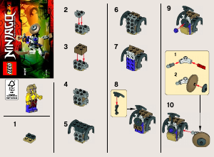 Handleiding Lego set 30291 Ninjago Anacondrai battle mech