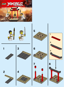 Bedienungsanleitung Lego set 30530 Ninjago Wu-Cru Zielübung