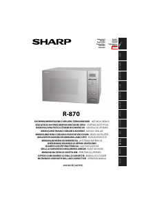 Manual Sharp R-870BK Cuptor cu microunde