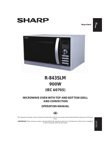 Handleiding Sharp R-843SLM Magnetron