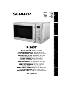 Manual Sharp R-20STW Cuptor cu microunde