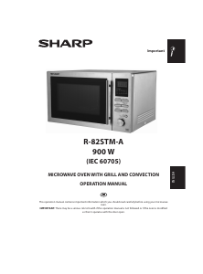 Handleiding Sharp R-82STMA Magnetron