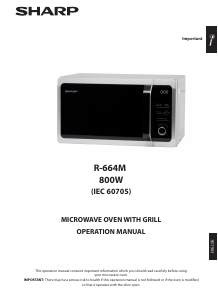 Handleiding Sharp R-664WM Magnetron