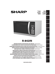 Priročnik Sharp R-842INW Mikrovalovna pečica