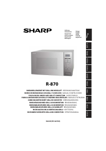 Bruksanvisning Sharp R-870SLM Mikrovågsugn