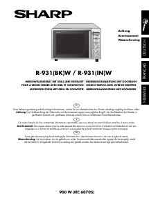 Handleiding Sharp R-931INW Magnetron