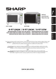 Handleiding Sharp R-971WW Magnetron