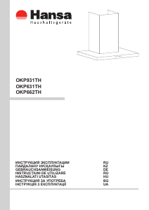 Manual Hansa OKP931TH Hotă