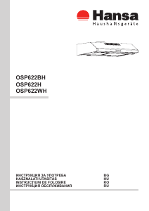 Használati útmutató Hansa OSP622H Páraelszívó