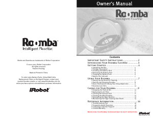 Handleiding iRobot Roomba Stofzuiger