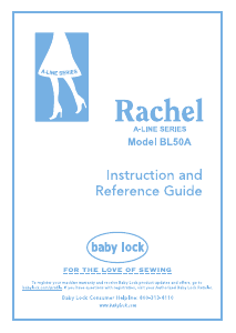 Handleiding Baby Lock BL50A Rachel Naaimachine