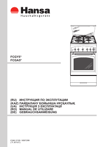 Manual Hansa FCGA52109 Aragaz