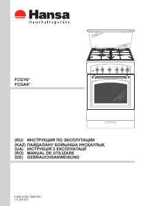 Manual Hansa FCGA62109 Aragaz