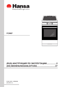 Руководство Hansa FCIW58207 Кухонная плита