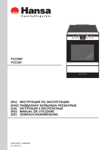 Руководство Hansa FCCW69229 Кухонная плита