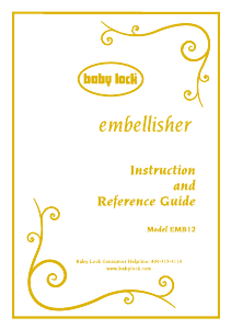 Handleiding Baby Lock EMB12 Embellisher Naaimachine