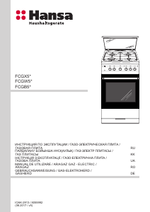 Manual Hansa FCGW52021 Aragaz
